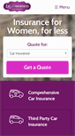 Mobile Screenshot of 1stforwomen.com.au